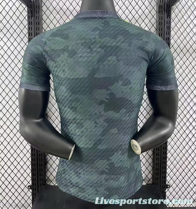 Player Version 23/24 Real Madrid Camouflage Green Jersey