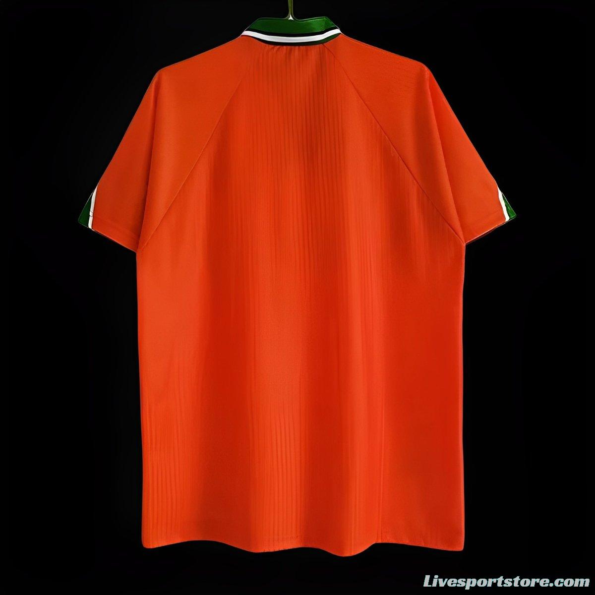 Retro 1997 Ireland Away Orange Jersey