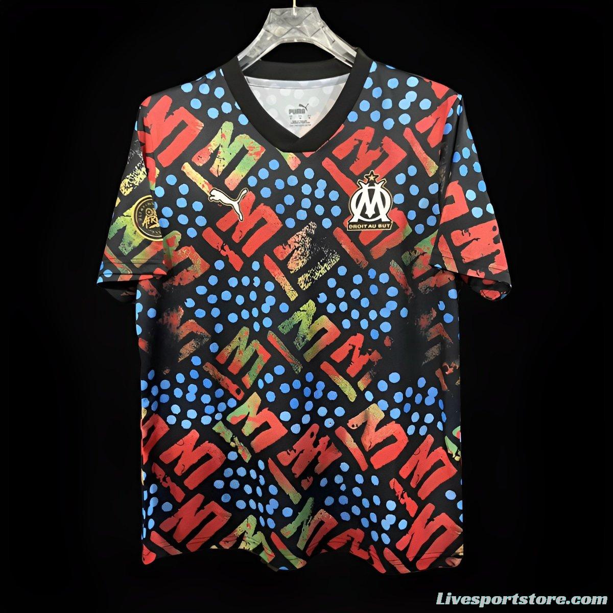 24/25 Olympique Marseille Africa Black Special Pre-Match Jersey