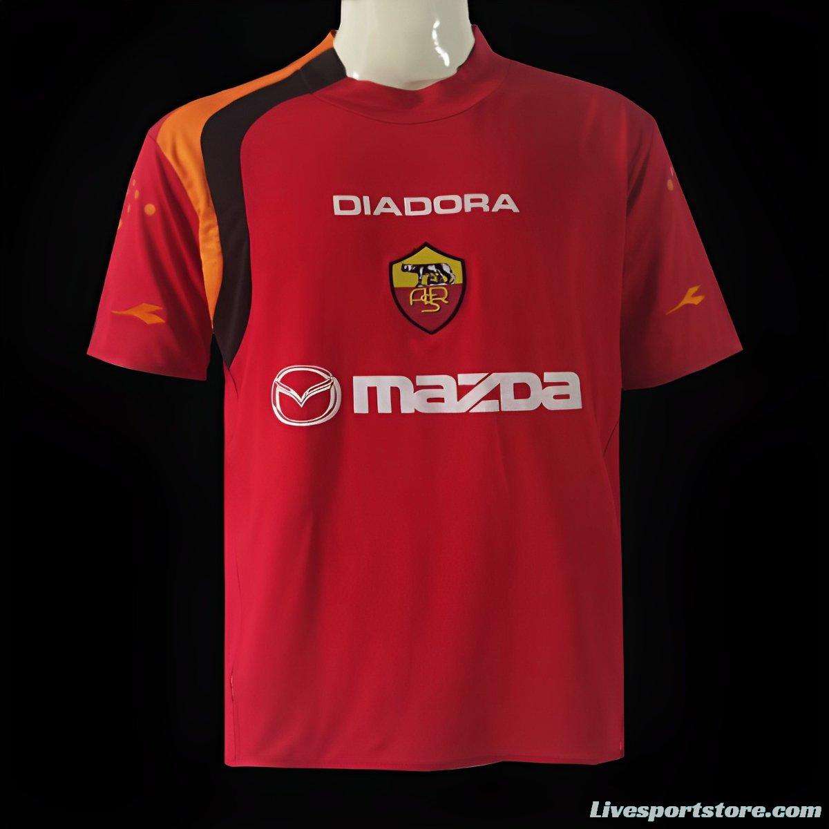 Retro 04/05 Roma Home Jersey