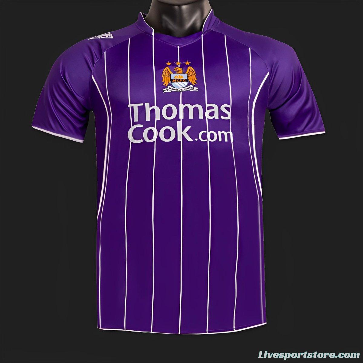 Retro 07/08 Manchester City Away Purple Jersey