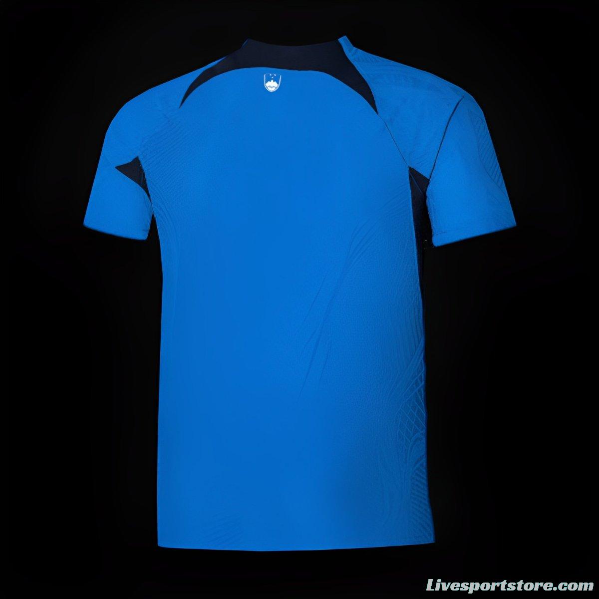 2024 Slovenia Away Blue Jersey