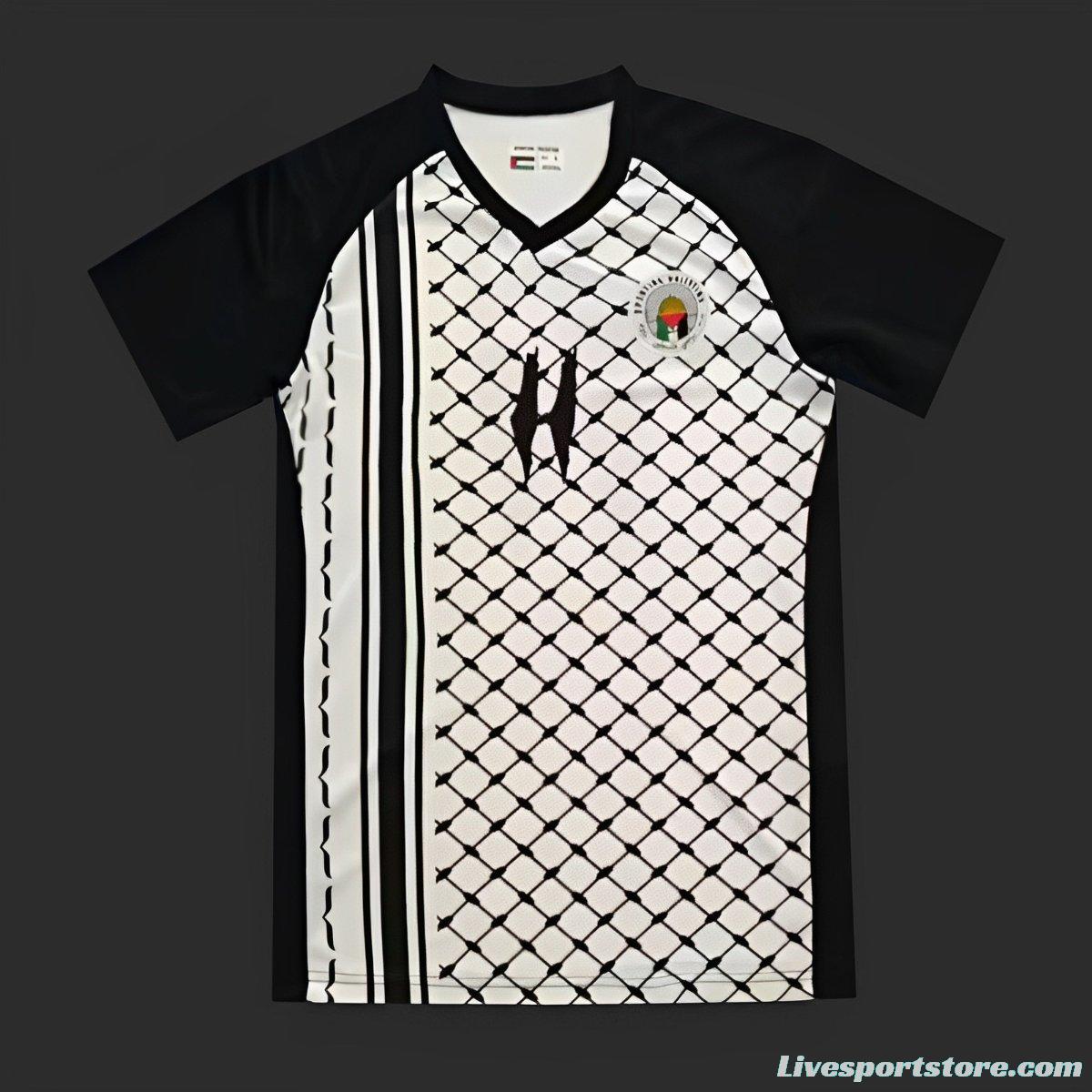 24/25 Palestine Black Kuffiyeh Jersey