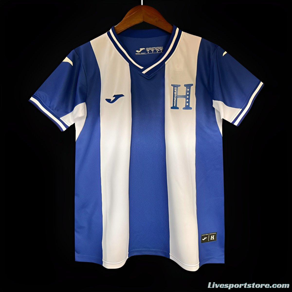 2024 Honduras Third Black/Bue Jersey