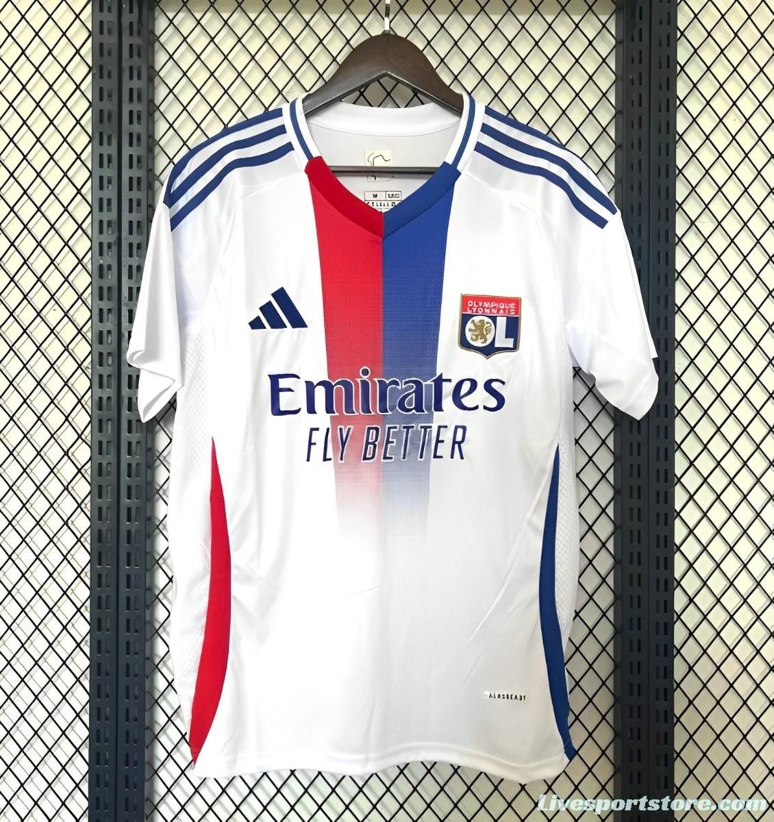 24/25 Olympique Lyonnais Home Jersey