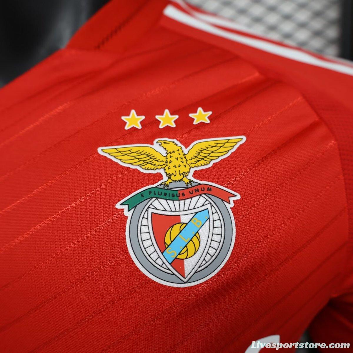 Player Version 24/25 Benfica Home Jersey