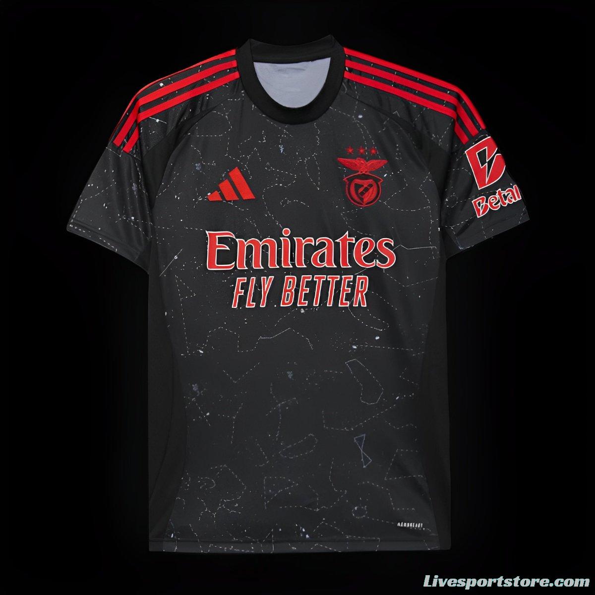 24/25 Benfica Away Black Jersey