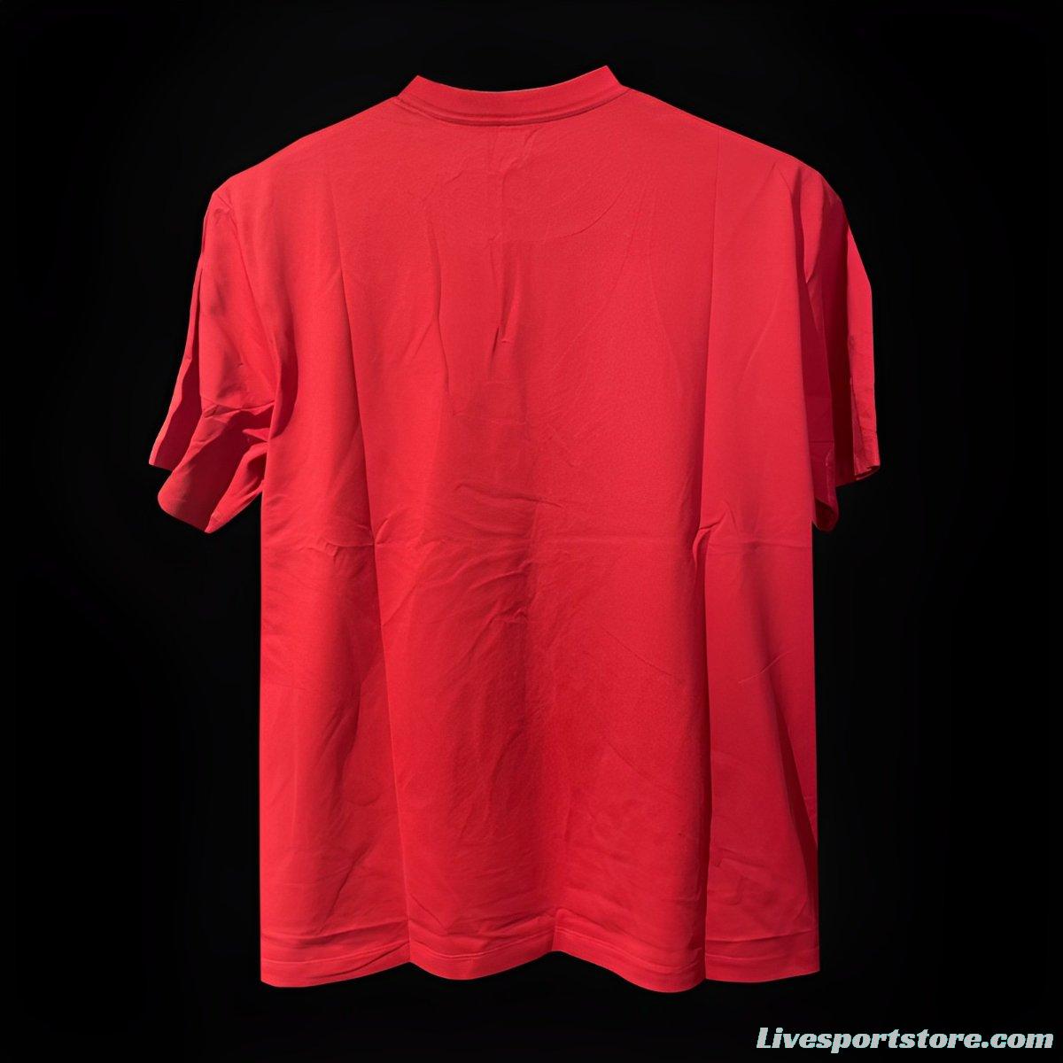 2024 Spain Red EURO Red T-Shirts