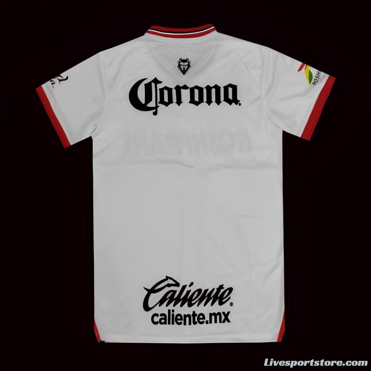 24/25 Toluca Away White Jersey