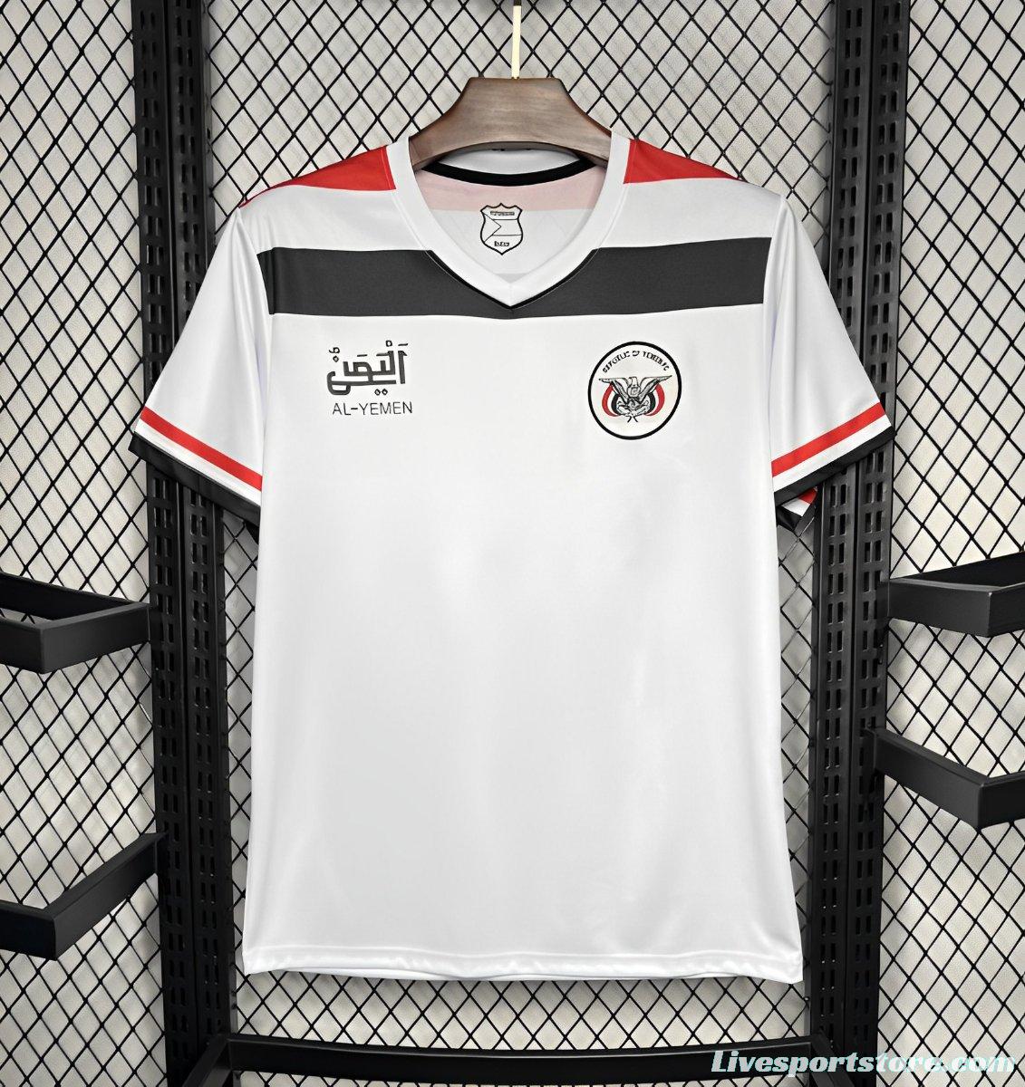 24/25 Yemen White Jersey