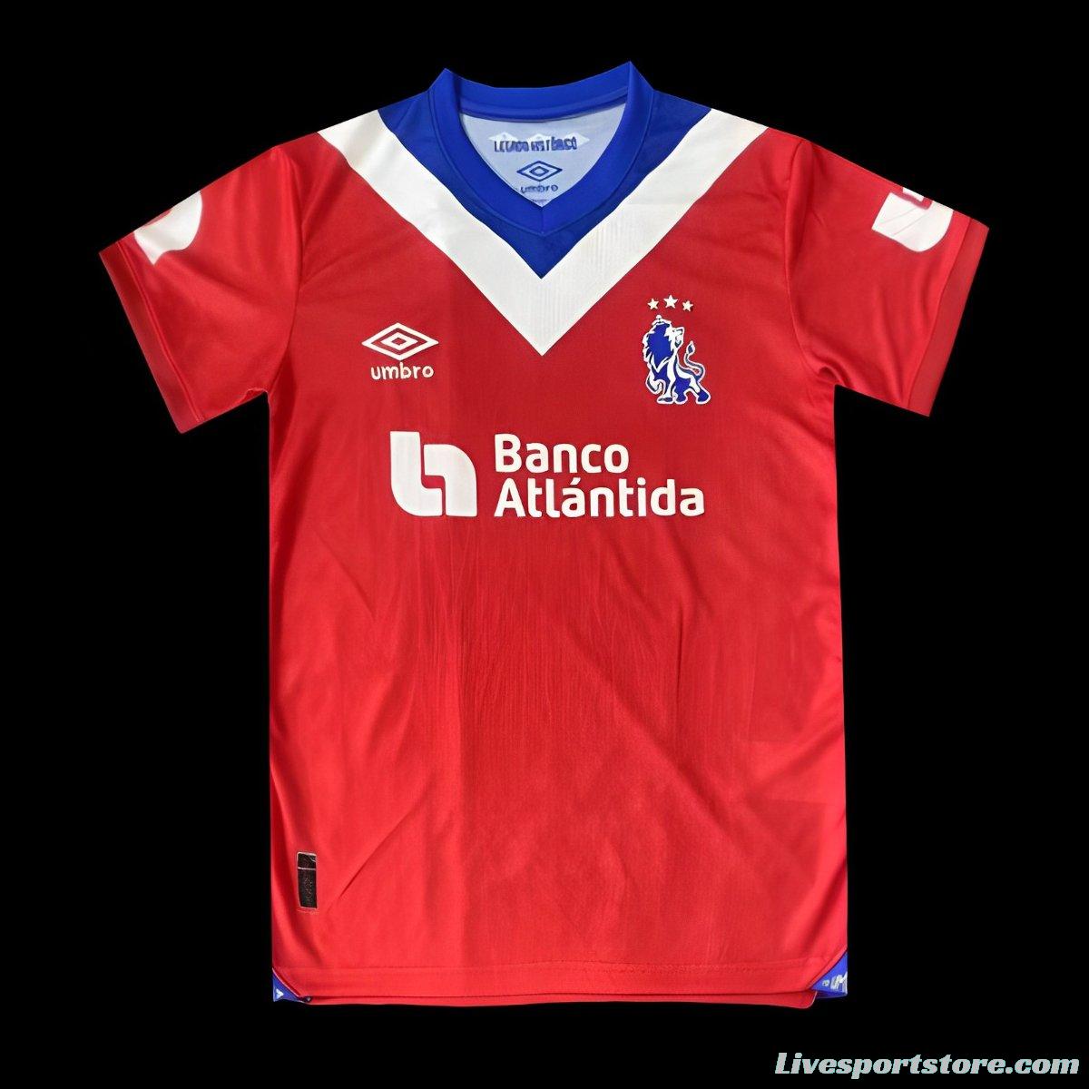 24/25 Honduras Olimpia Away Red Jersey