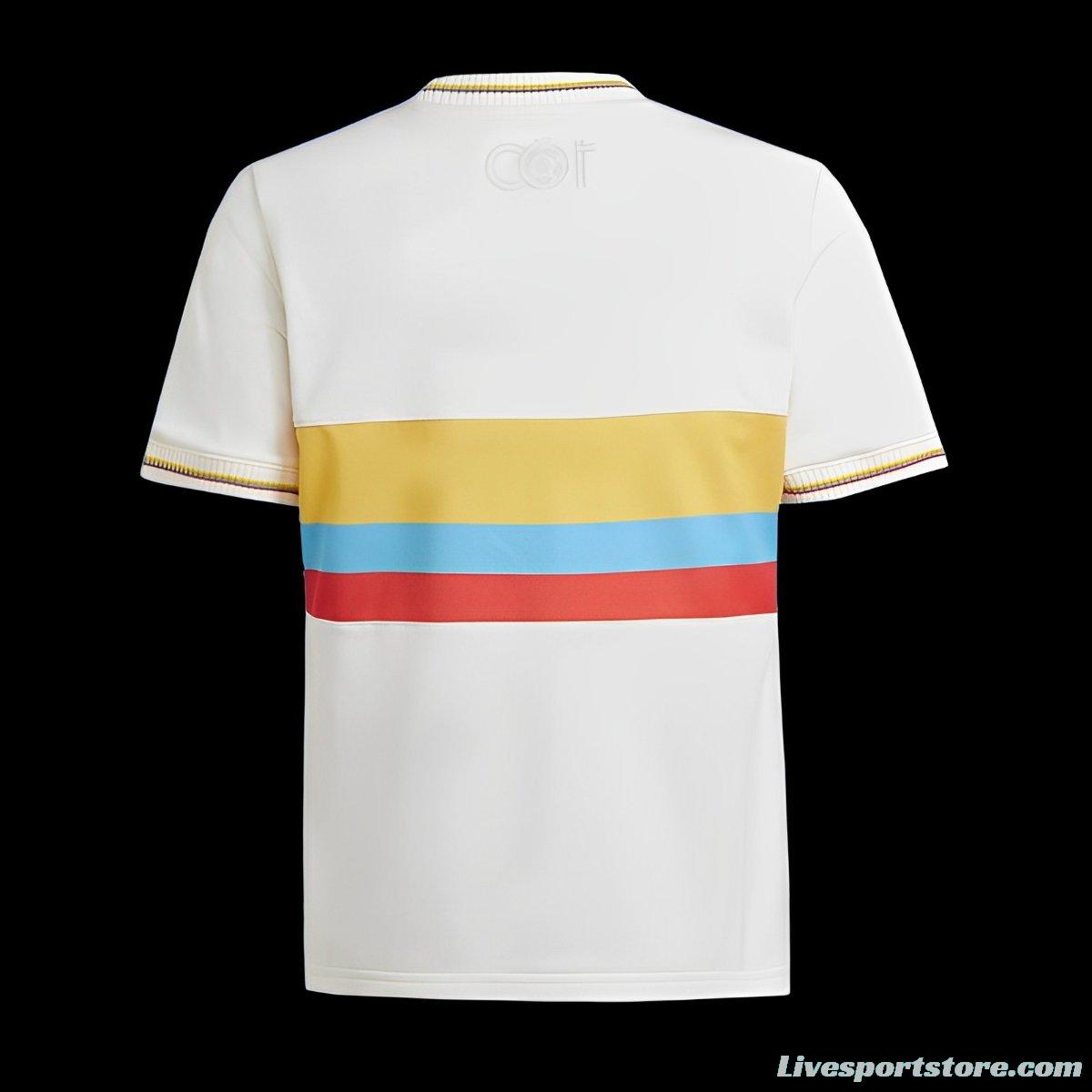 2024 Colombia White 120Th Anniversary Jersey