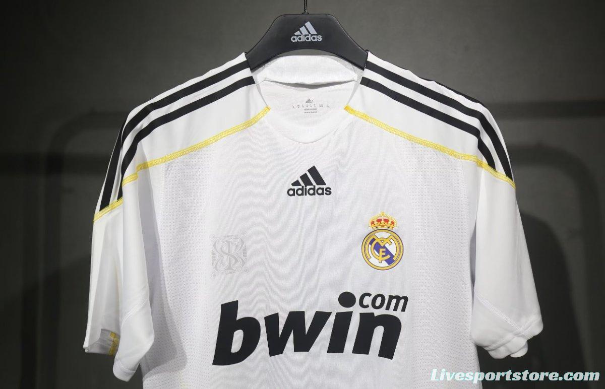 Player Version Retro 09/10 Real Madrid Home Jersey